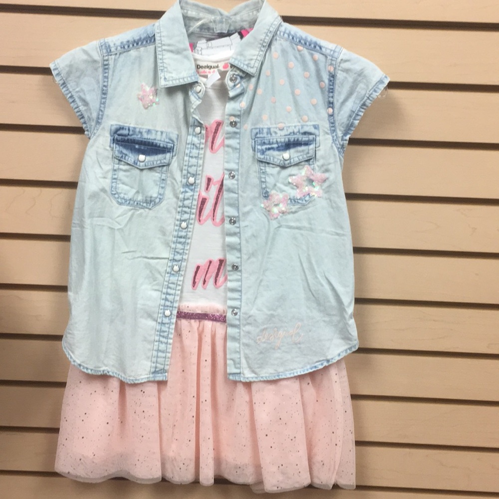 Girls two pc dress set